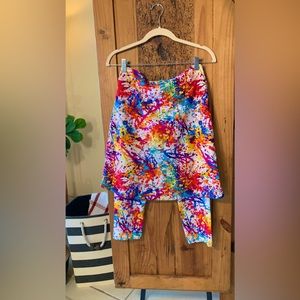 SLT Athletic Skirt/Skort  size S- knee length w/leggings at the calf